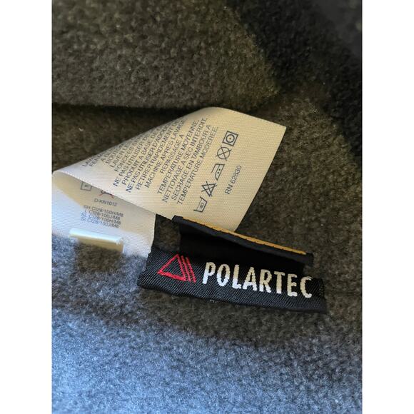 Vintage LL Bean Navy Polartec Gore-Tex Shell Sherpa Lined Coat Mens Med 38-40 - Picture 11 of 14